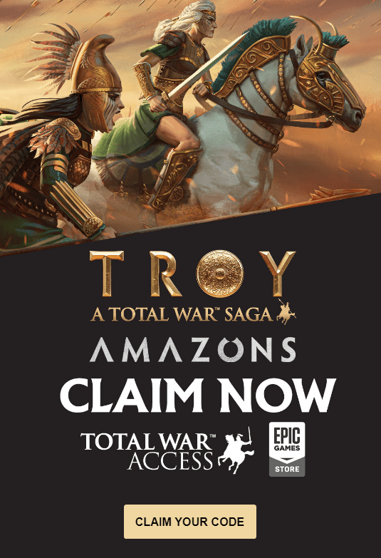 a total war saga troy amazons